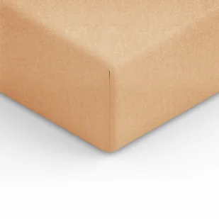 Spod Igły i Nitki Prześcieradło Frotte z gumką 160x200 cm beżowe - Prześcieradła - miniaturka - grafika 1