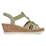 Sandały damskie - Sandały Rieker 619B2-52 - miniaturka - grafika 1