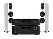 Zestawy stereo - Rotel RA 1592 MkII (czarny) + RCD-1572 MKII (czarny) + Lira 6 (biały) - miniaturka - grafika 1