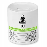 Skarbonki - DLA DJA MUZYKA SKARBONKA DJ STAWKA GODZINOWA z Nadrukiem ze Zdjęciem - miniaturka - grafika 1