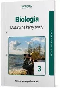 Biologia LO 3. Maturalne karty pracy ZR OPERON - Alicja Kasińska - Pomoce naukowe - miniaturka - grafika 1