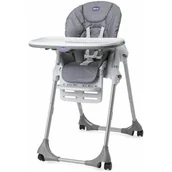 Krzesełka do karmienia - Krzesełko do karmienia CHICCO Polly Easy Grey Melange - miniaturka - grafika 1