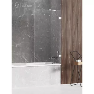 New Trendy EXK-2965-WP PARAWAN NAWANNOWY AVEXA WHITE 100x150 CZYSTE 6mm ACTIVE SHIELD - Parawany nawannowe - miniaturka - grafika 1
