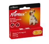 Artykuły przeciw pasożytom - Vet-Agro Fiprex 75 S 1ml - miniaturka - grafika 1