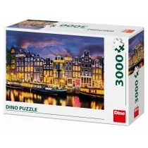 Dino puzzle Amsterdam 3000 elementów # z wartością produktów powyżej 89zł! - Puzzle - miniaturka - grafika 1