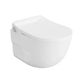 Miski WC - Lavita Dola Zestaw Toaleta WC bez kołnierza 53x35,5 cm + deska myjąca Smart biały połysk 5900378332886 - odbiór osobisty: Kraków, Warszawa - miniaturka - grafika 1