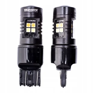 W21/5W 16 Smd 3030 Dual Białe Pomarańczowe - Żarówki samochodowe - miniaturka - grafika 1