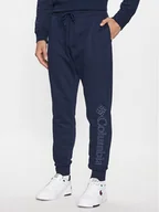 Spodnie sportowe męskie - Columbia Spodnie dresowe M CSC Logo™ Fleece Jogger II Niebieski Regular Fit - miniaturka - grafika 1