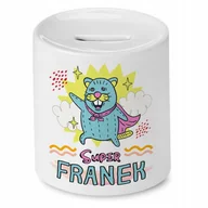 Skarbonki - Skarbonka 330 ml Dla Franka Syna Dziecka Prezent z Nadrukiem ze Zdjęciem - miniaturka - grafika 1
