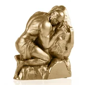 Podpórki do książek - Bookend Śisyphus Classic Gold - miniaturka - grafika 1