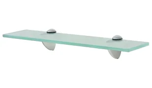 Podwieszana szklana półka 40x10 A4-F34 - Półki łazienkowe - miniaturka - grafika 1