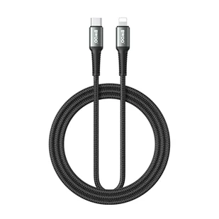 BWOO kabel Pleciony USB-C - Lightning 2m 30W czarny - Kable USB - miniaturka - grafika 1