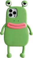Etui i futerały do telefonów - Baicccf Etui na telefony Kawaii Zastosowanie do iPhone'a X / XS, śliczne etui na telefon z kreskówką Green Frog Unikalne zabawne etui na telefon Et... - miniaturka - grafika 1