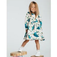 Sukienki i spódniczki dla dziewczynek - Sukienka Zimorodek Dawidek - miniaturka - grafika 1