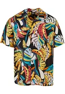 Koszule męskie - Urban Classics Męska koszula Viscose AOP Resort Shirt Toucans M, toucans, M - miniaturka - grafika 1