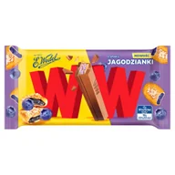 Batoniki - Wafelki WW E.Wedel Jagodzianka w czekoladzie mlecznej - baton 47 g - miniaturka - grafika 1