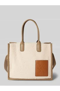 Torba tote z naszywką z logo model pezza peluche aurelia - Joop! - Torebki damskie - miniaturka - grafika 1
