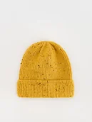 Czapki dla dzieci - Reserved - Prążkowana czapka - musztardowy - miniaturka - grafika 1