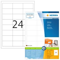 Papier do drukarek - Herma Etik. Premium A4 wei 64,6x33,8 mm Papier 4800 St. - 4632 - miniaturka - grafika 1