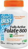 Witaminy i minerały dla sportowców - DOCTOR'S BEST DOCTOR'S BEST Fully Active Folate 800 60vegcaps - miniaturka - grafika 1