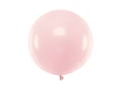 Balony i akcesoria - Party Deco Balon olbrzym 60 cm średnicy - pastelowy różowy. OLBOM-081B - miniaturka - grafika 1