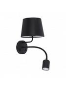 Lampy ścienne - Kinkiet do czytania MAJA BLACK 2537 TK Lighting - miniaturka - grafika 1