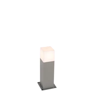 QAZQA Nowoczesna stojąca lampa zewnętrzna szara 30 cm IP44 - Dania - Lampy ogrodowe - miniaturka - grafika 1