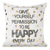 Poszewki na poduszki - poszewka DEKORACYJNA CHP/DANI/B+ZŁOT 40X40/X2 - miniaturka - grafika 1