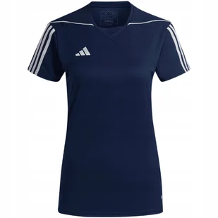 Koszulka damska adidas Tiro 23 League Jersey granatowa HR4613 M - Koszulki i topy damskie - miniaturka - grafika 1