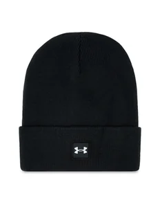 Under Armour Czapka Halftime Cuff 1373155-001 Czarny - Czapki męskie - miniaturka - grafika 1
