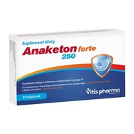 Układ pokarmowy - Vitis Pharma Anaketon Forte 250 10 tabletek 3753321 - miniaturka - grafika 1