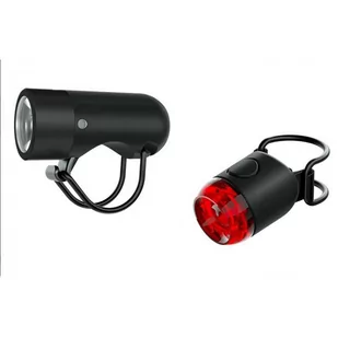 Knog Zestaw lampek rowerowych plug czarny - Lampki rowerowe - miniaturka - grafika 1