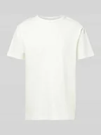 Koszulki męskie - T-shirt z prążkowanym, okrągłym dekoltem model ‘SANDER’ - miniaturka - grafika 1
