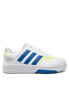 adidas Sneakersy Courtic J GY3634 Biały - Buty dla dziewczynek - miniaturka - grafika 1