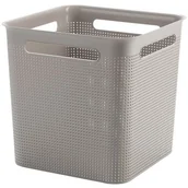 Koszyki łazienkowe - Rotho Brisen pojemnik łazienkowy 18 l cappuccino 1024007422 - miniaturka - grafika 1