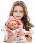 Lalki dla dziewczynek - SMILY PLAY Lalka Bobas 2 języki Zestaw Ubranek - miniaturka - grafika 1