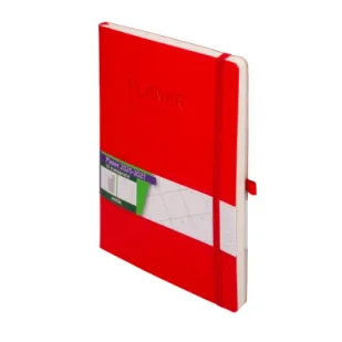 Planer 2025/2027 30 m-cy B5 czerwony - Przyborniki na biurko - miniaturka - grafika 1