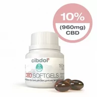 Suplementy naturalne - Olej CBD Cibdol 10% 60 kapsułek - miniaturka - grafika 1