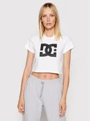 Koszulki i topy damskie - DC T-Shirt Star ADJZT03035 Biały Regular Fit - miniaturka - grafika 1