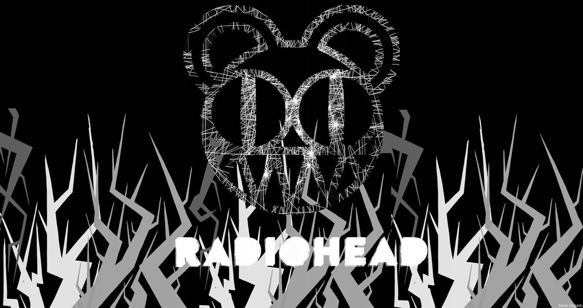 PODKŁADKA POD MYSZ Nadruk 22x18 cm Radiohead Zespół rockowy Tekst Prezent