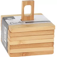 Podstawki pod garnki - Podstawka EXCELLENT HOUSEWARE bambusowa pod kubek - podkładka - miniaturka - grafika 1