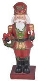 Ozdoby bożonarodzeniowe - EWAX, Dziadek do orzechów czerwony maxi 16,5x16,1x47 cm - miniaturka - grafika 1