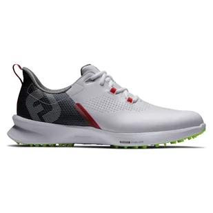 Męskie buty golfowe Footjoy Fuel white/navy/lime - Golf - miniaturka - grafika 1