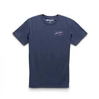 Koszulki męskie - Alpinestars Męski T-shirt Turnpike morski L - grafika 1