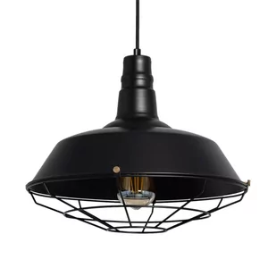 Metalowa lampa nad stół Retro ABR-RRP-C-E27 Abruzzo wisząca czarny - Lampy sufitowe - miniaturka - grafika 1