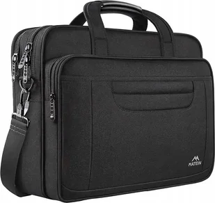 Matein Wielofunkcyjna Torba Na Laptopa 17,3' Cali Pojemna Na Ramię Nylonowa - Teczki i aktówki - miniaturka - grafika 1
