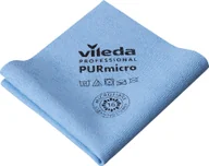 Ściereczki, gąbki, czyściki - Vileda Ścierka PURmicro ACTIVE blue - Profesjonalny Odpowiednik ACTIFIBRE - miniaturka - grafika 1