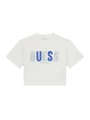 Koszulki dla dziewczynek - Guess T-Shirt J6GI07 K6YW4 Biały Relaxed Fit - miniaturka - grafika 1