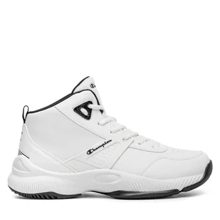Sneakersy Champion ACADEMY MID CUT SHOE S22399-WW001 Biały - Sneakersy męskie - miniaturka - grafika 1