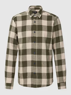 Koszule męskie - Koszula casualowa ze wzorem w kratkę model ‘GUDMUND’ - grafika 1